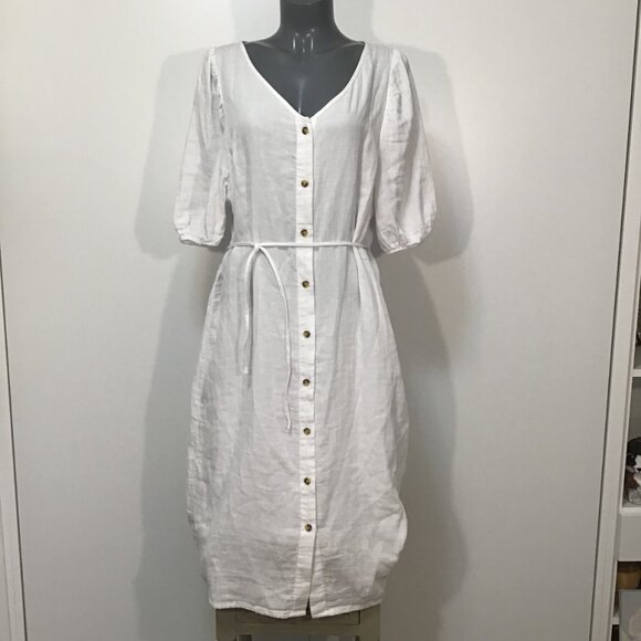 Jackson Rowe White Steer Dress Size M - Picture 2 of 15